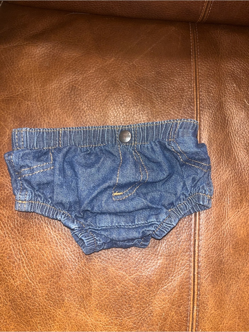 Wrangler Dark Blue Denim Baby Bloomer Shorts